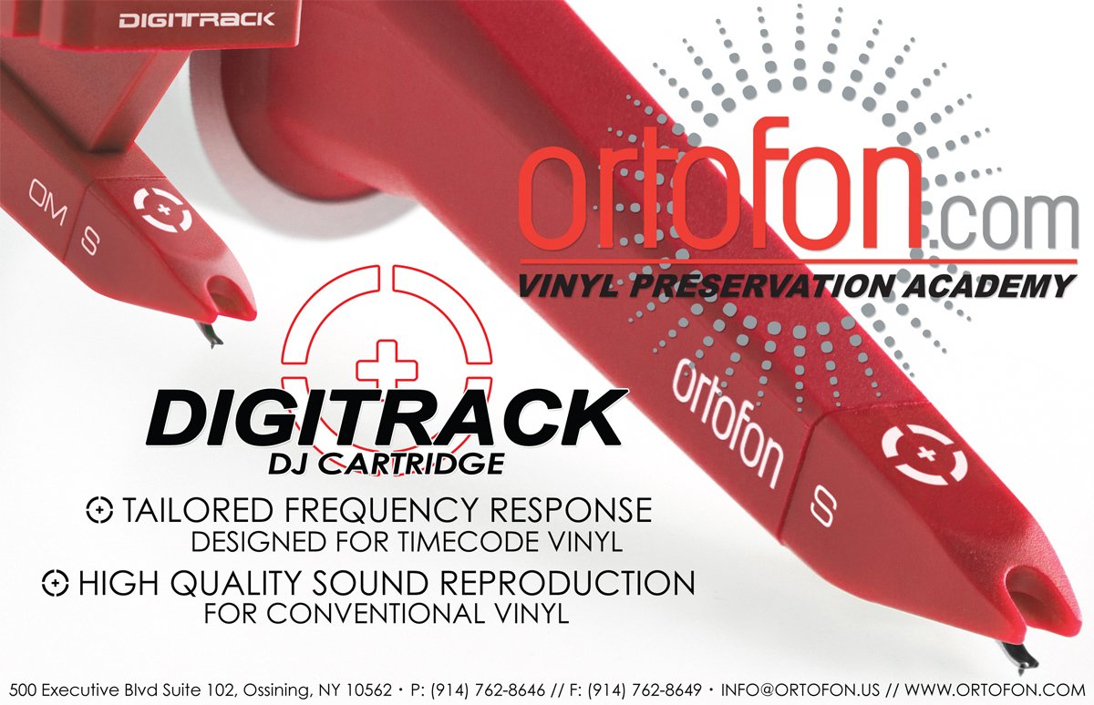 Ortofon DJ Mag DigiTrack print ad
