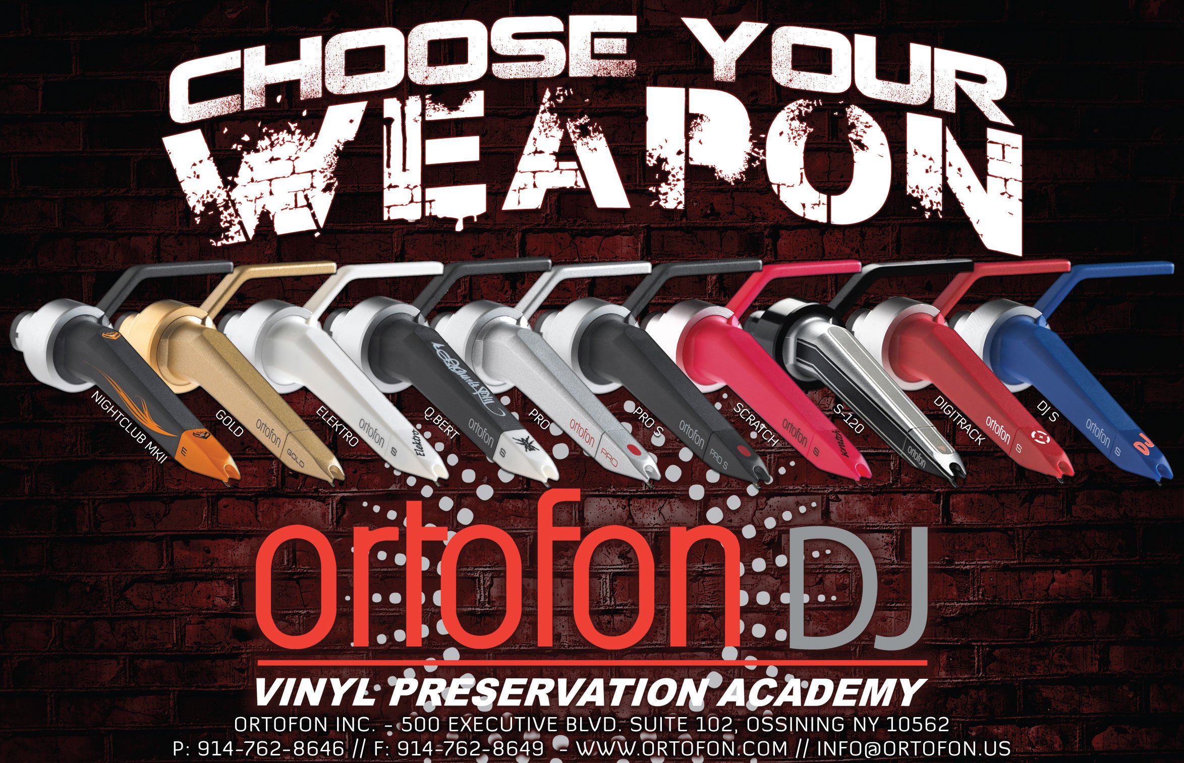 Ortofon half page print ad