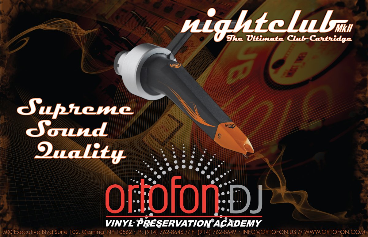 Ortofon Nightclub print ad