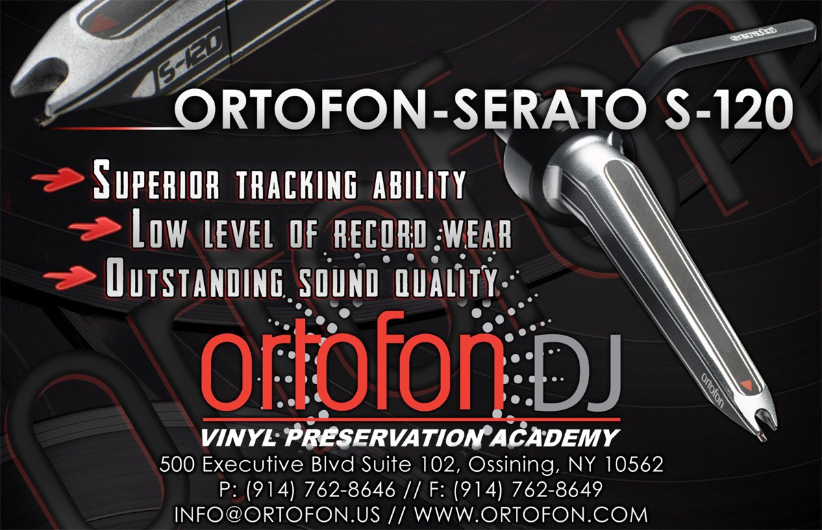 Ortofon DJ Mag S-120 print ad