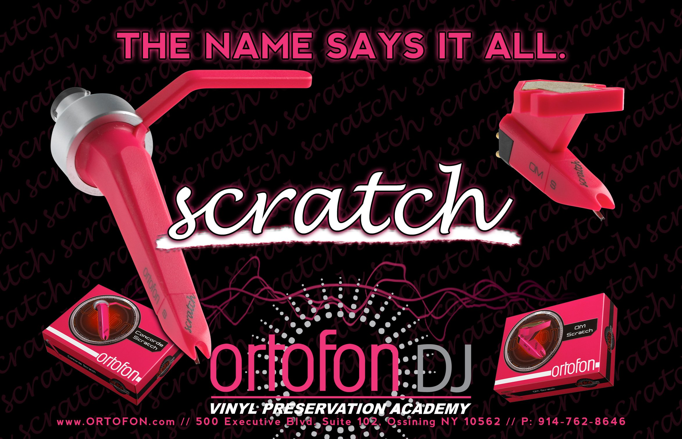 Ortofon Scratch print ad